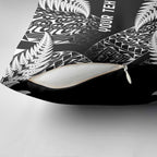 New Zealand Rugby Pacific Personalised Pillow Cover All Black Maori Pasifika Fern Pattern - Aussie Hoodie