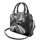 New Zealand Rugby Pacific Personalised Shoulder Handbag All Black Maori Pasifika Fern Pattern