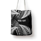 New Zealand Rugby Pacific Personalised Tote Bag All Black Maori Pasifika Fern Pattern - Aussie Hoodie