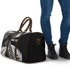 New Zealand Rugby Pacific Personalised Travel Bag All Black Maori Pasifika Fern Pattern - Aussie Hoodie