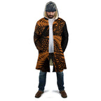 New Zealand Rugby Pacific Personalised Cloak All Gold Maori Pasifika Fern Pattern - Aussie Hoodie