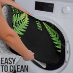 New Zealand Rugby Pacific Personalised Bathroom Set All Lime Maori Pasifika Fern Pattern - Aussie Hoodie