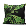 New Zealand Rugby Pacific Personalised Pillow Cover All Lime Maori Pasifika Fern Pattern - Aussie Hoodie