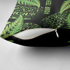New Zealand Rugby Pacific Personalised Pillow Cover All Lime Maori Pasifika Fern Pattern - Aussie Hoodie