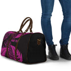 New Zealand Rugby Pacific Personalised Travel Bag All Pink Maori Pasifika Fern Pattern - Aussie Hoodie