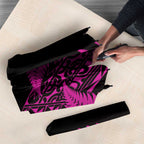 New Zealand Rugby Pacific Personalised Umbrella All Pink Maori Pasifika Fern Pattern - Aussie Hoodie