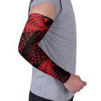 New Zealand Rugby Pacific Personalised Arm Sleeves All Red Maori Pasifika Fern Pattern - Aussie Hoodie