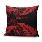 New Zealand Rugby Pacific Personalised Pillow Cover All Red Maori Pasifika Fern Pattern - Aussie Hoodie