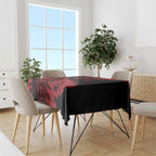 New Zealand Rugby Pacific Personalised Tablecloth All Red Maori Pasifika Fern Pattern