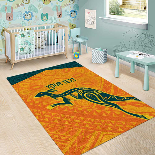 Custom Australia Rugby Area Rug Summer Paris 2024
