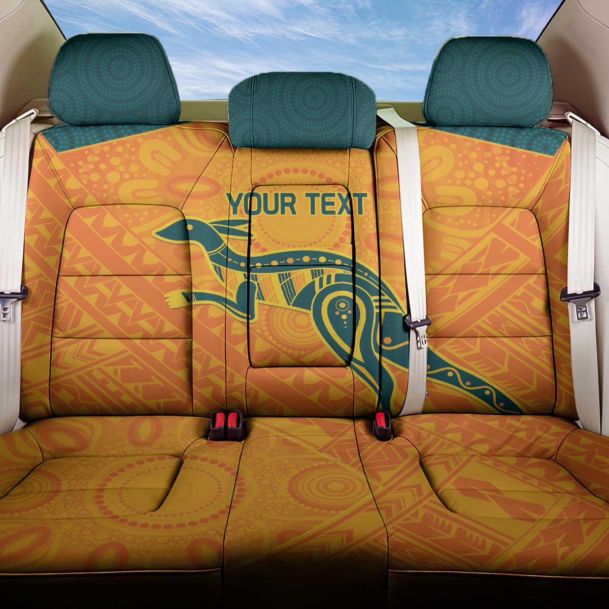 Custom Australia Rugby Back Car Seat Cover Summer Paris 2024