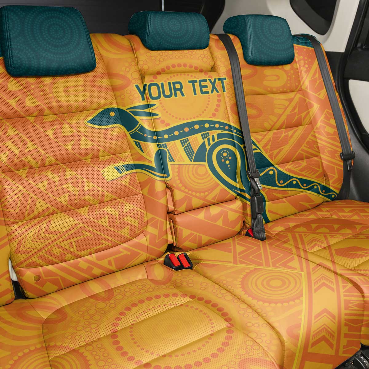 Custom Australia Rugby Back Car Seat Cover Summer Paris 2024