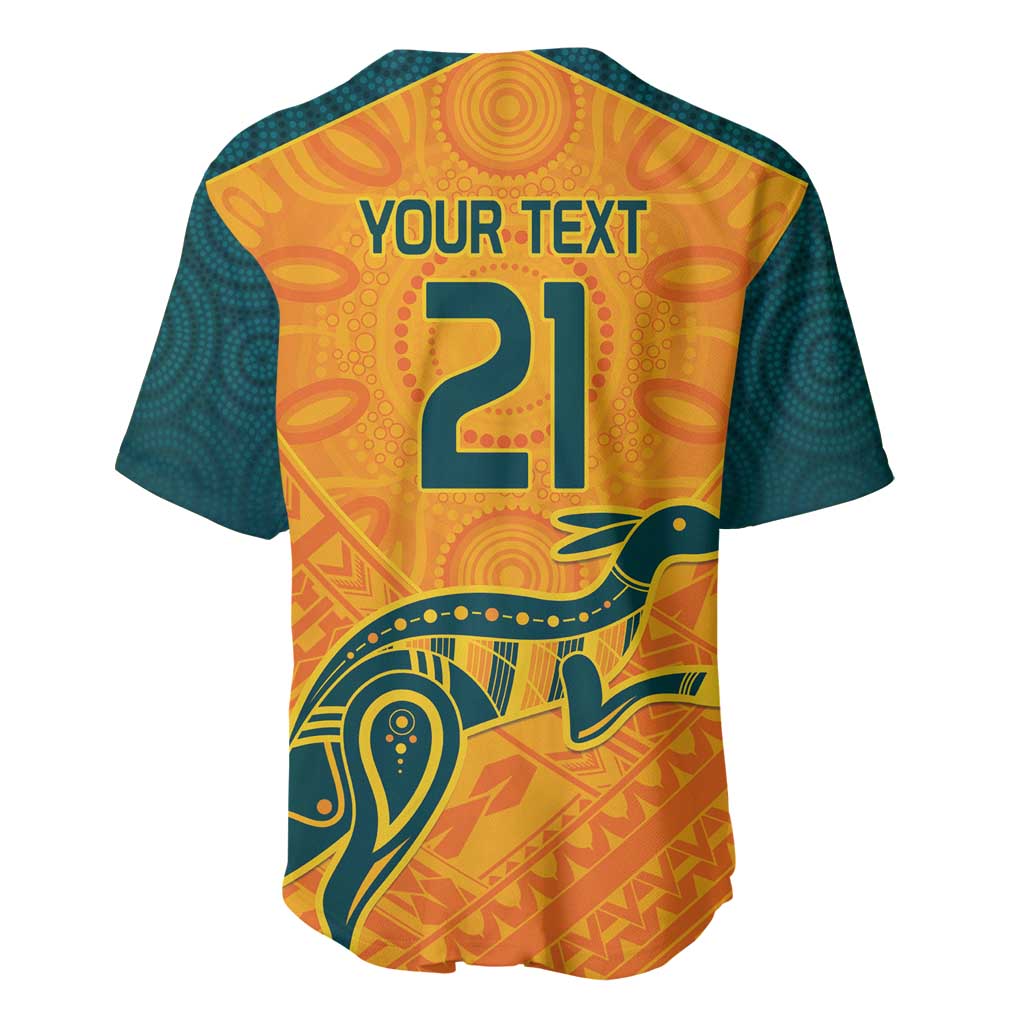 Custom Australia Rugby Baseball Jersey Summer Paris 2024