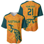 Custom Australia Rugby Baseball Jersey Summer Paris 2024