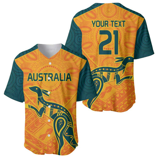 Custom Australia Rugby Baseball Jersey Summer Paris 2024