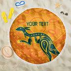 Custom Australia Rugby Beach Blanket Summer Paris 2024