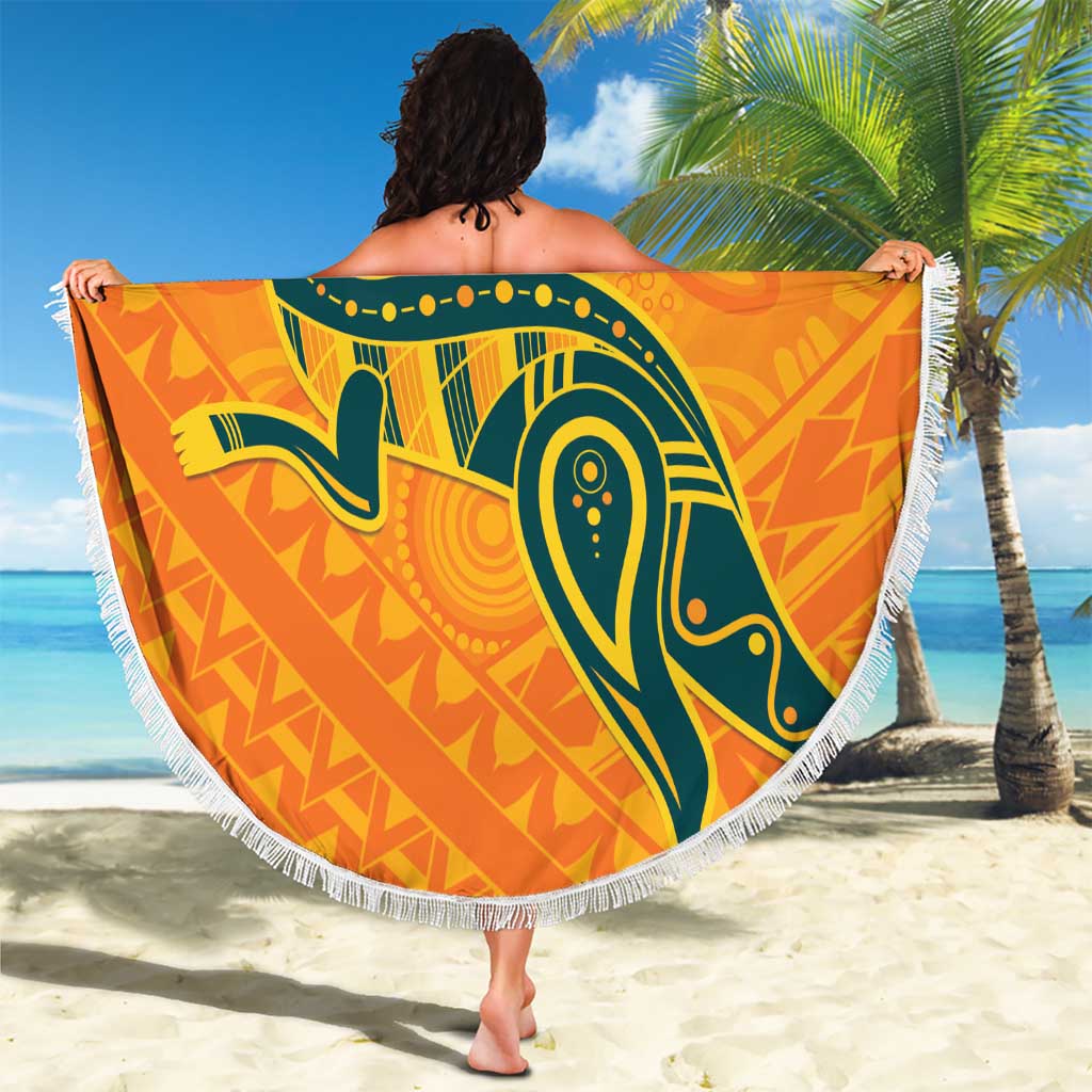 Custom Australia Rugby Beach Blanket Summer Paris 2024