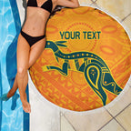 Custom Australia Rugby Beach Blanket Summer Paris 2024