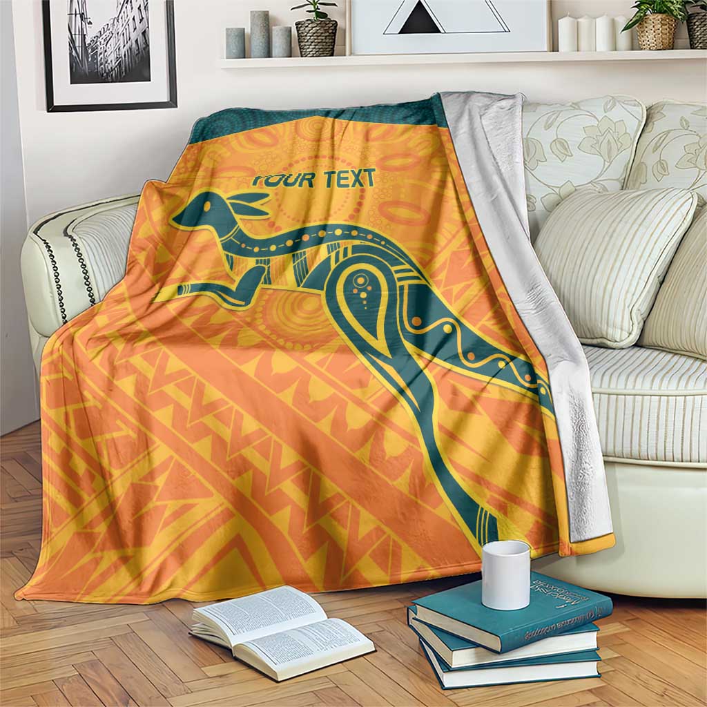 Custom Australia Rugby Blanket Summer Paris 2024