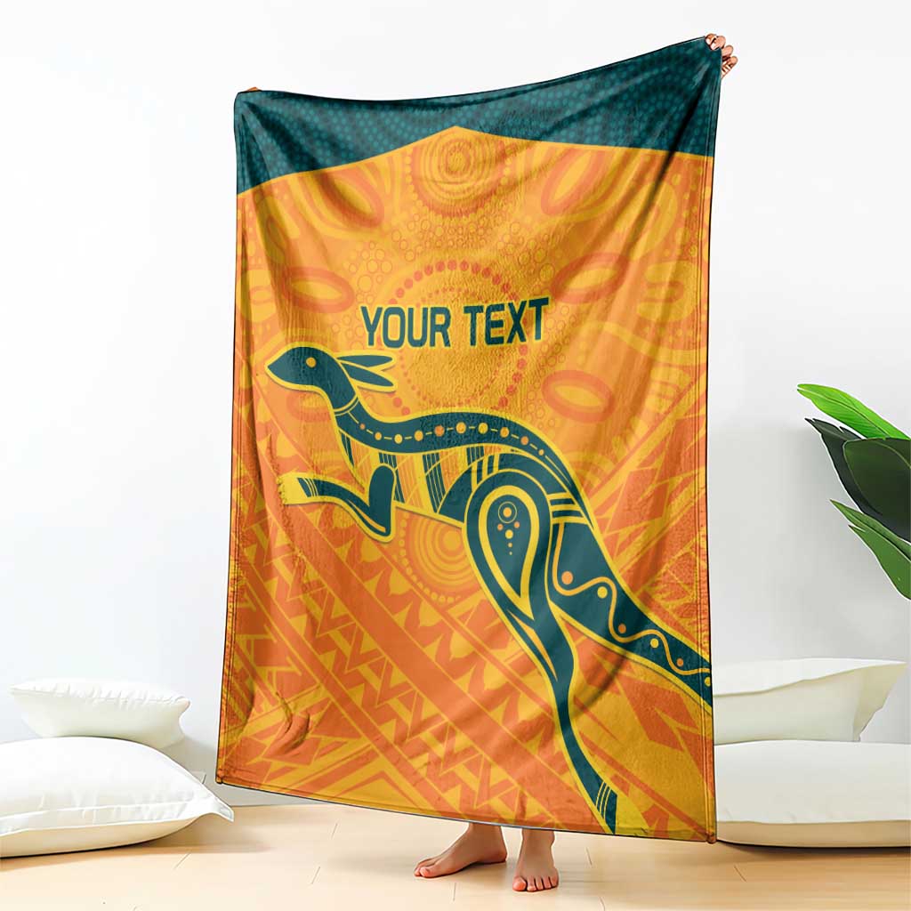 Custom Australia Rugby Blanket Summer Paris 2024
