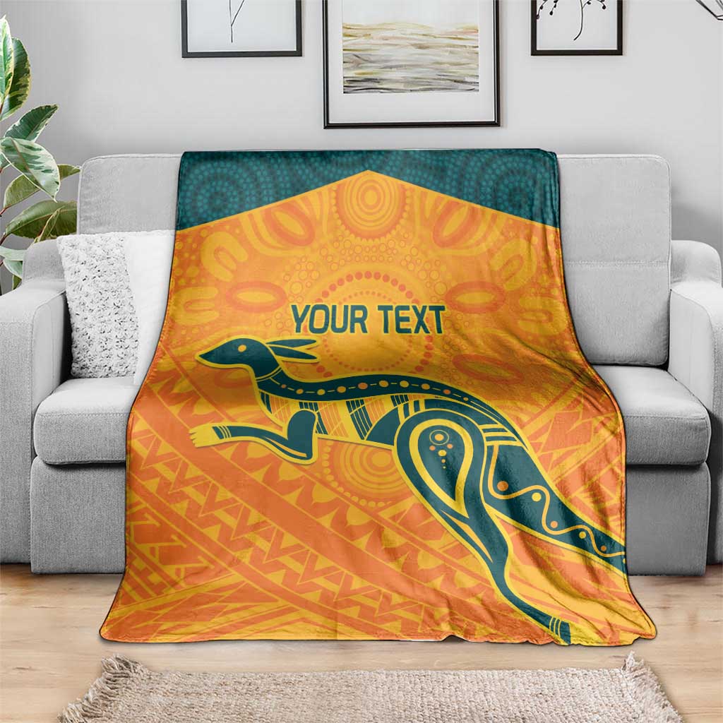 Custom Australia Rugby Blanket Summer Paris 2024
