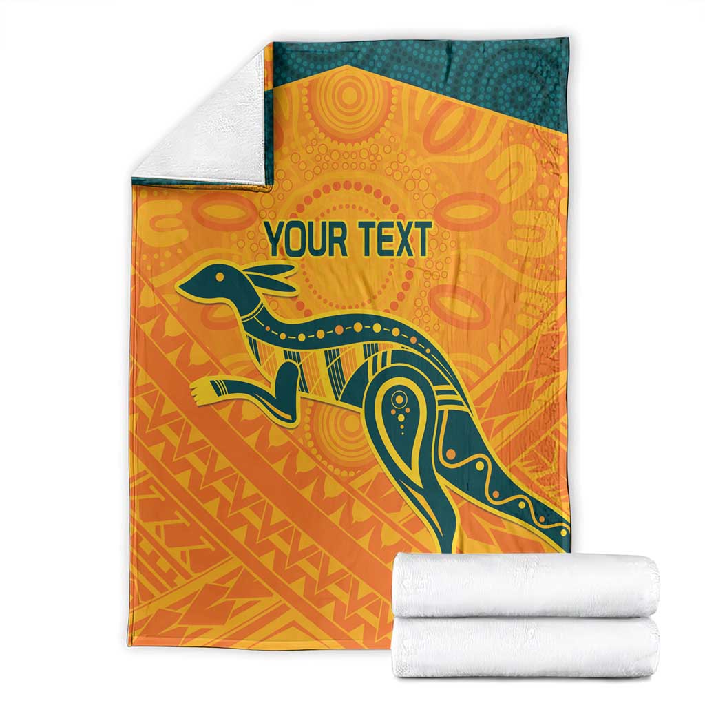 Custom Australia Rugby Blanket Summer Paris 2024