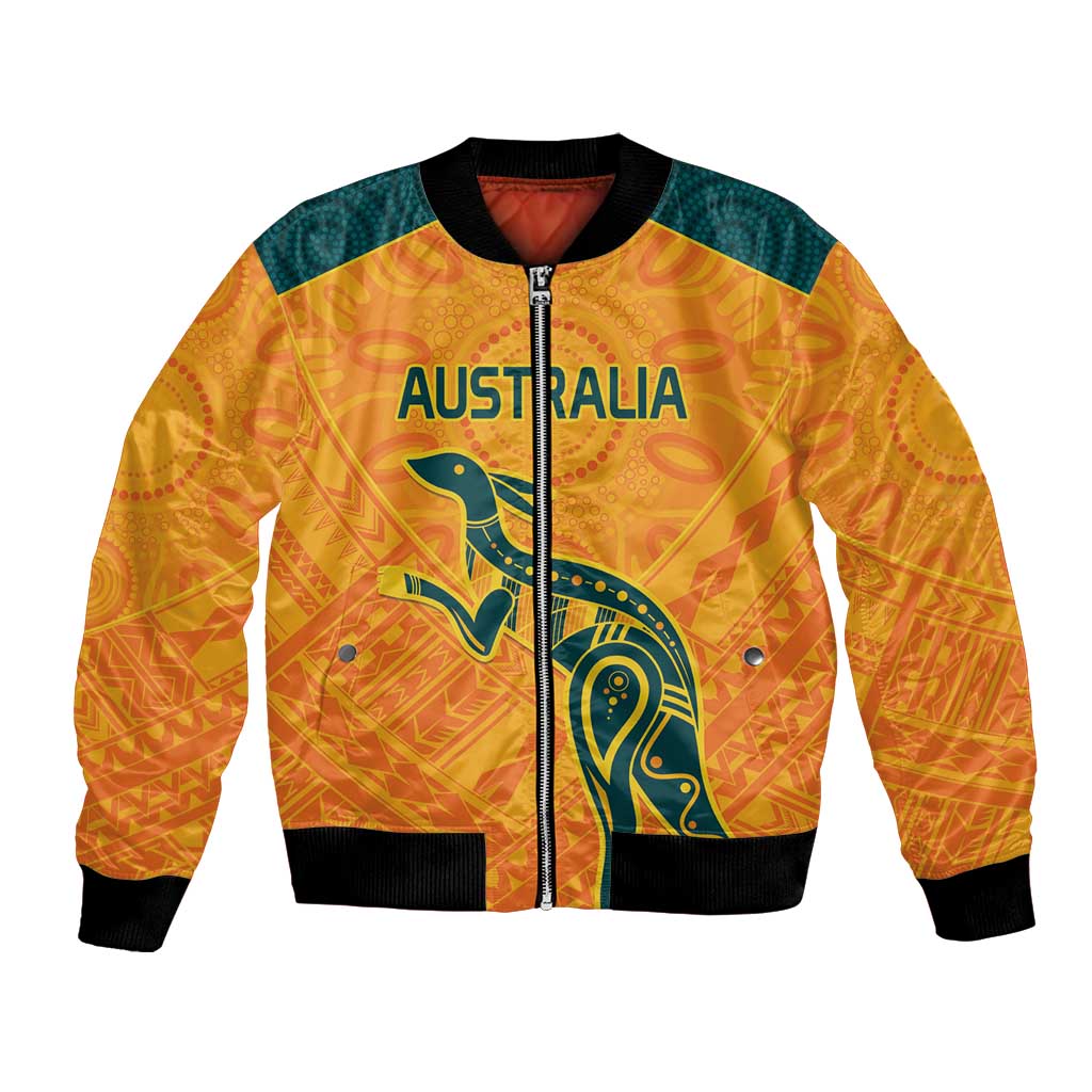 Custom Australia Rugby Bomber Jacket Summer Paris 2024