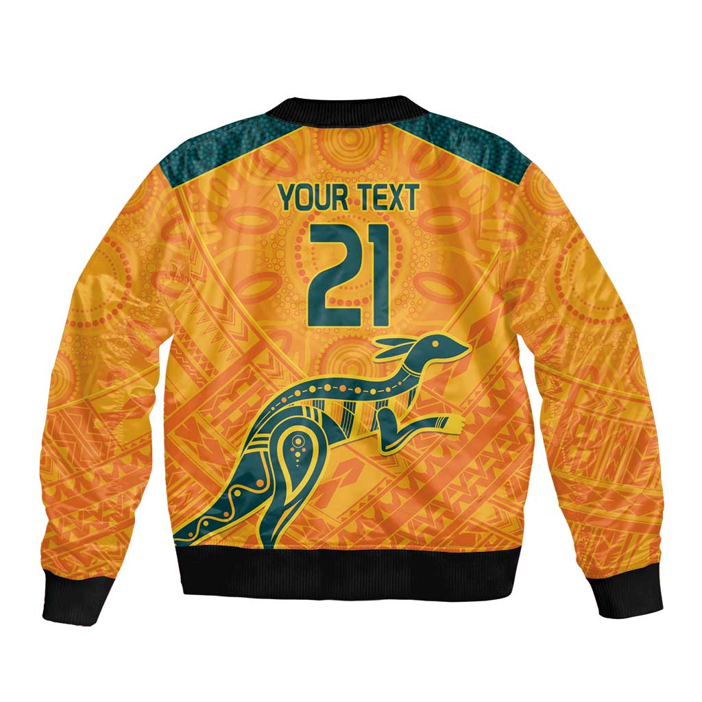 Custom Australia Rugby Bomber Jacket Summer Paris 2024