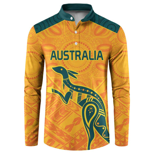 Custom Australia Rugby Button Sweatshirt Summer Paris 2024