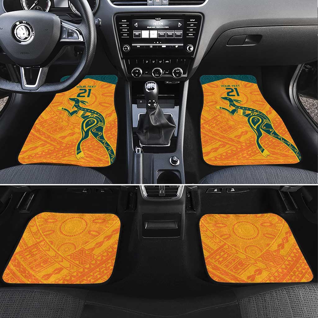 Custom Australia Rugby Car Mats Summer Paris 2024