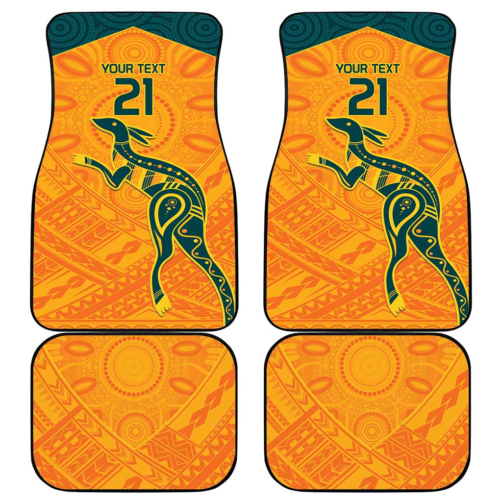 Custom Australia Rugby Car Mats Summer Paris 2024