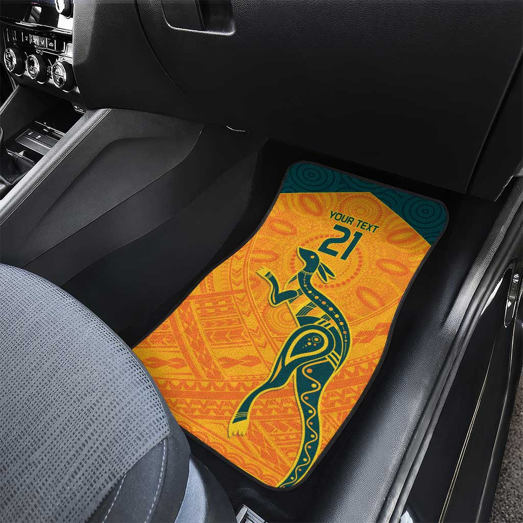 Custom Australia Rugby Car Mats Summer Paris 2024