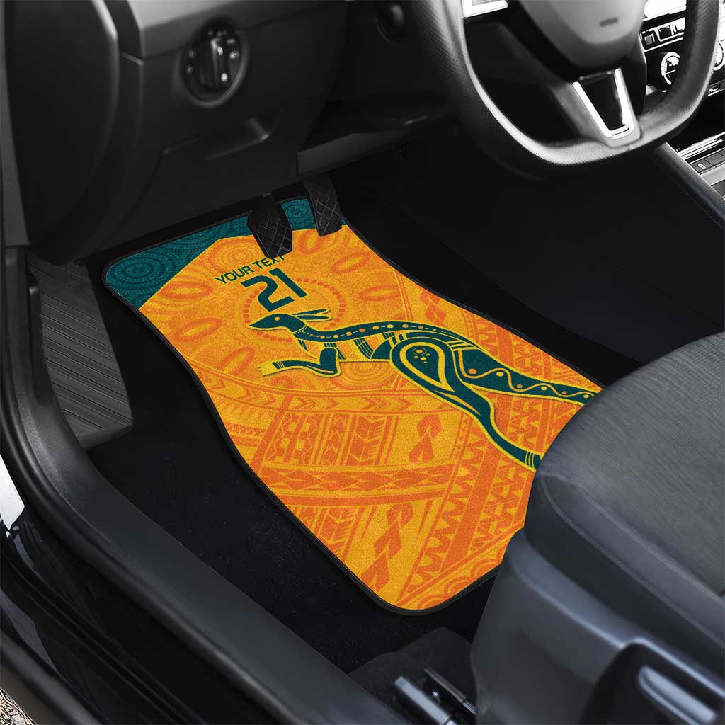 Custom Australia Rugby Car Mats Summer Paris 2024