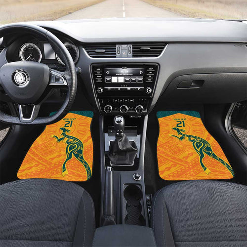 Custom Australia Rugby Car Mats Summer Paris 2024