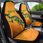Custom Australia Rugby Car Seat Cover Summer Paris 2024