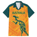 Custom Australia Rugby Family Matching Mermaid Dress and Hawaiian Shirt Summer Paris 2024