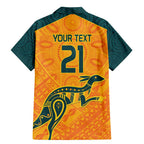 Custom Australia Rugby Family Matching Mermaid Dress and Hawaiian Shirt Summer Paris 2024
