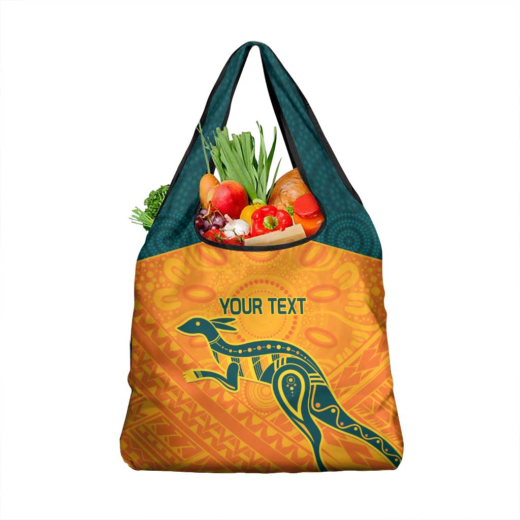 Custom Australia Rugby Grocery Bag Summer Paris 2024