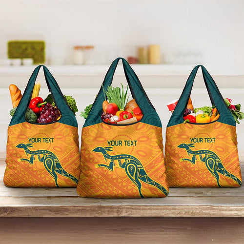 Custom Australia Rugby Grocery Bag Summer Paris 2024