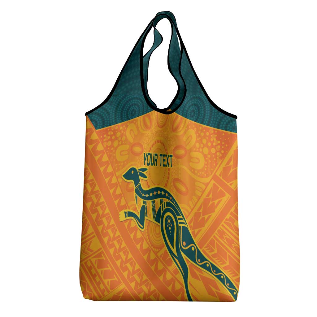 Custom Australia Rugby Grocery Bag Summer Paris 2024