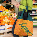 Custom Australia Rugby Grocery Bag Summer Paris 2024