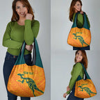 Custom Australia Rugby Grocery Bag Summer Paris 2024