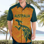 Custom Australia Rugby Hawaiian Shirt Summer Paris 2024