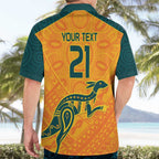 Custom Australia Rugby Hawaiian Shirt Summer Paris 2024