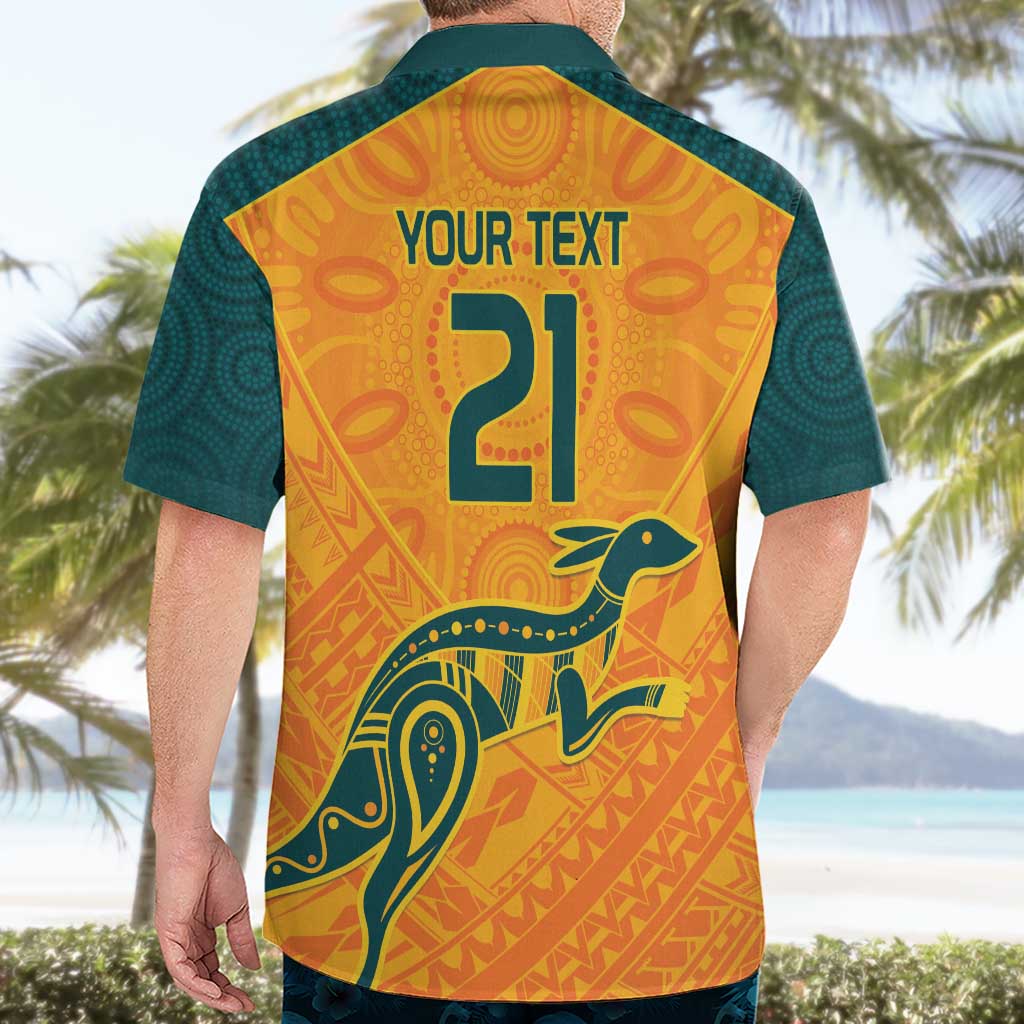 Custom Australia Rugby Hawaiian Shirt Summer Paris 2024