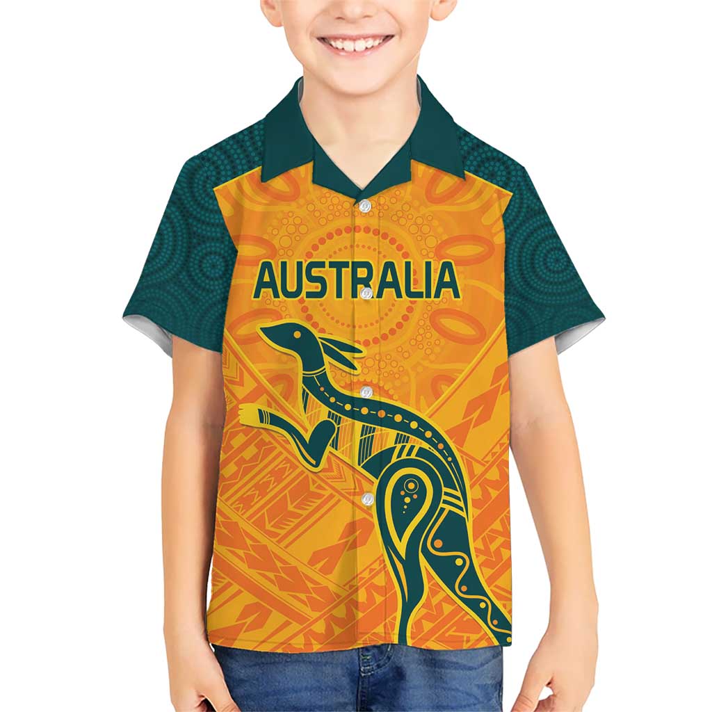 Custom Australia Rugby Hawaiian Shirt Summer Paris 2024