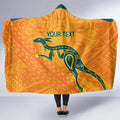 Custom Australia Rugby Hooded Blanket Summer Paris 2024