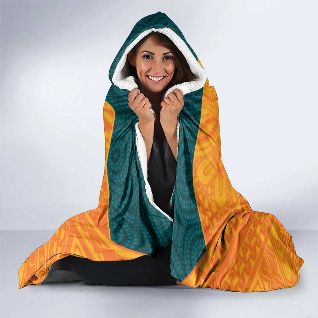 Custom Australia Rugby Hooded Blanket Summer Paris 2024