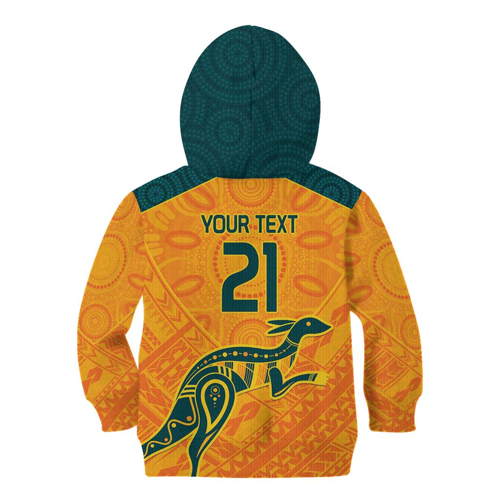 Custom Australia Rugby Kid Hoodie Summer Paris 2024