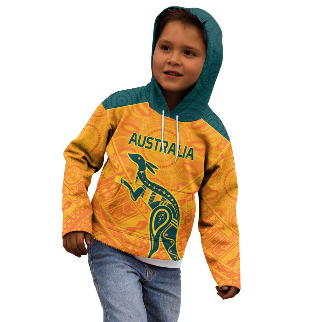 Custom Australia Rugby Kid Hoodie Summer Paris 2024